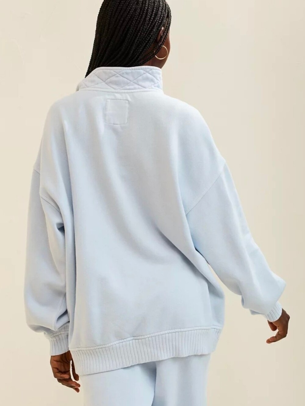 aerie Light Blue Sweatshirt - Size L - Picture 3 of 5
